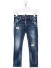 DSQUARED2 DISTRESSED-DETAIL JEANS