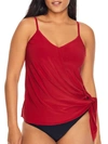 Magicsuit Alex Dd Underwire Tankini Top Women's Swimsuit In Crimson