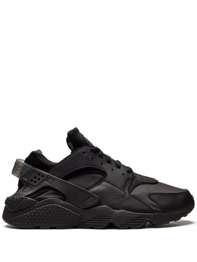 Nike Air Huarache Low-top Sneakers In Black