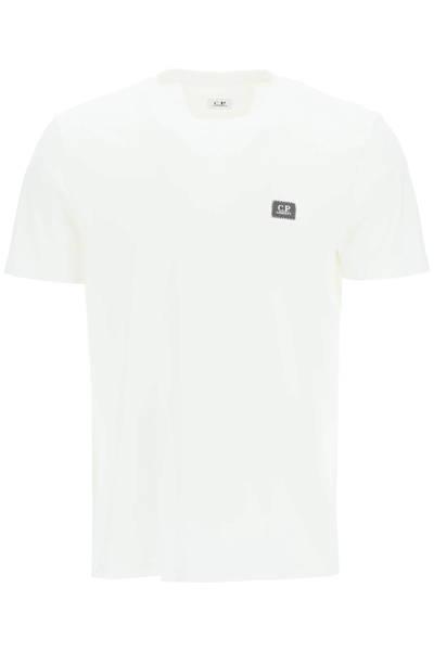 C.p. Company Logo Patch T-shirt In White