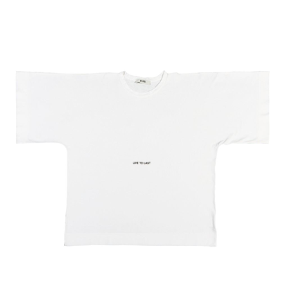 Lerz Women's White Cotton T-shirt