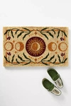 Anthropologie Autumn Equinox Doormat In Beige