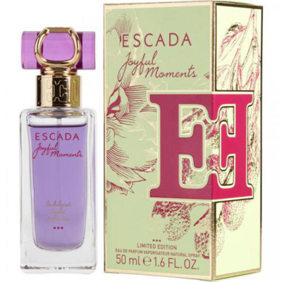 Escada Ladies Joyful Moments Edp Spray 1.6 oz Fragrances 737052998923 In Black,pink,purple