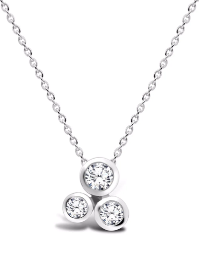 Pragnell 18kt White Gold Bubbles Diamond Necklace In Silver