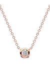 Pragnell 18kt Rose Gold Sundance Diamond Necklace In Pink