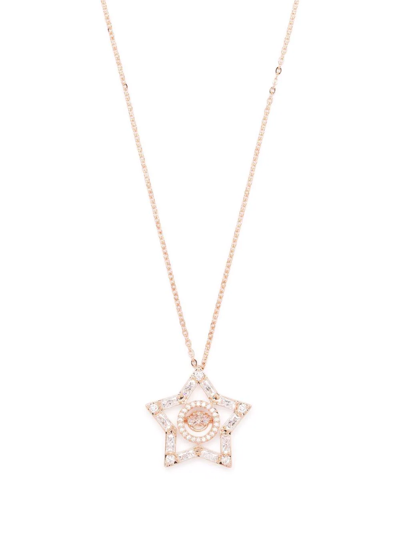 Swarovski Stella Star-pendant Necklace In Silver