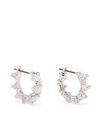 Swarovski Millenia Mini Hoop Earrings In White