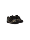 Dolce & Gabbana Camouflage-print Low-top Sneakers In Green