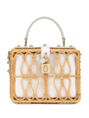 DOLCE & GABBANA DOLCE BOX WICKER TOP-HANDLE BAG