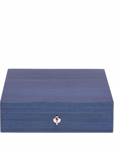 Rapport Brompton Eight Watch Box In Blue