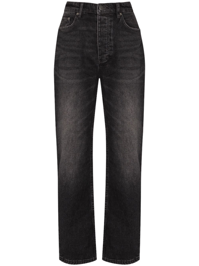 Ksubi Brooklyn High-rise Straight-fit Jeans In Black