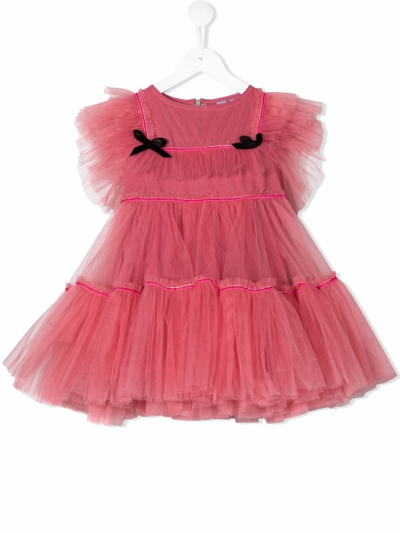 Raspberry Plum Kids' Sunshine Flared Dress In Pink
