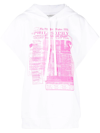 Philosophy Di Lorenzo Serafini Graphic Logo-print Short-sleeve Hoodie In White