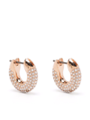 Swarovski Dextera Hoop Earrings In White