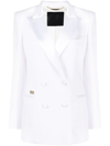 Philipp Plein Box-fit Blazer In White