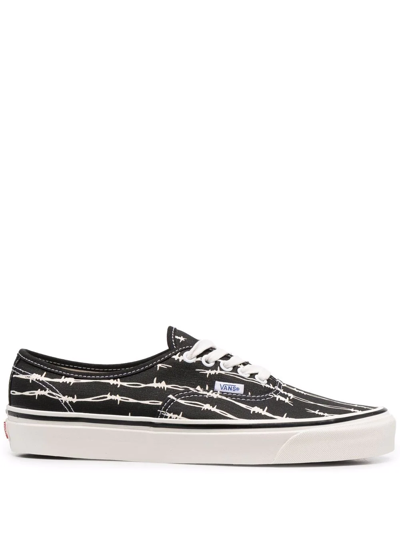 Vans Rope-print Low-top Sneakers In Black