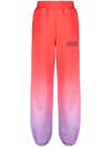 VERSACE JEANS COUTURE GRADIENT-EFFECT TRACK PANTS