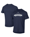 Under Armour Men's  Navy Howard Bison Logo Stripe Performance Raglan Long Sleeve T-shirt In Navy