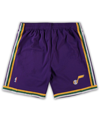 Mitchell & Ness Men's  Purple Utah Jazz Big And Tall Hardwood Classics Team Swingman Shorts In Purple