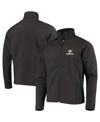 Dunbrooke Men's  Heather Black New Orleans Saints Explorer Tech Full-zip Jacket In Black