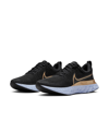 Nike Women's React Infinity Run Flyknit 2 Running Sneakers From Finish Line In Black/m Gold-tone