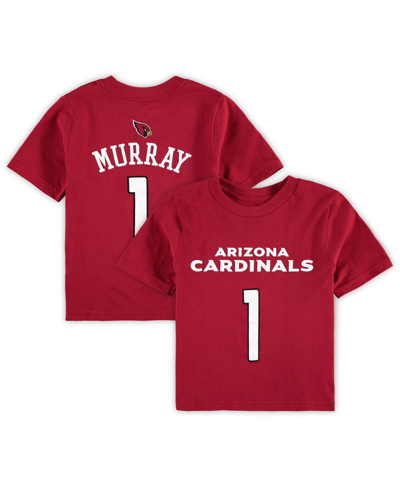 Outerstuff Babies' Preschool Girls And Boys Kyler Murray Cardinal Arizona Cardinals Mainliner Player Name And Number T-