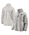 G-iii 4her By Carl Banks Women's  Gray St. Louis Blues Sherpa Quarter-zip Pullover Jacket In Gray