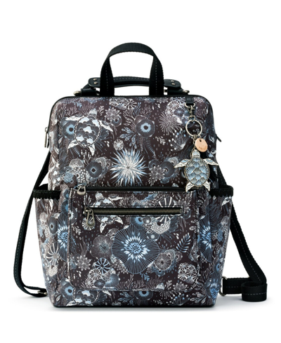 Sakroots Recycled Loyola Convertible Backpack In Midnight Seascape