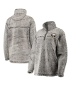 G-iii 4her By Carl Banks Women's  Gray Buffalo Sabres Sherpa Quarter-zip Pullover Jacket In Gray