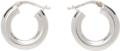 Bottega Veneta Silver Essentials Hoop Earrings