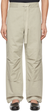 LEMAIRE BEIGE UTILITY TROUSERS