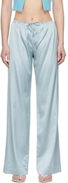 JACQUEMUS BLUE 'LE PANTALON MENTALO' LOUNGE PANTS