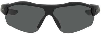 Nike Black  Show X3 Sunglasses In 011 Matte Black
