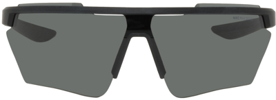 Nike Black Windshield Elite Pro Sunglasses In 010 Matte Black