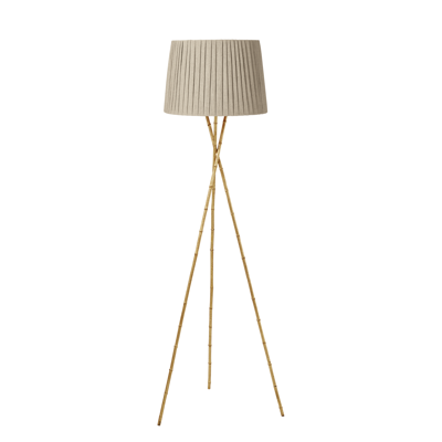 Oka Guadua Tripod Floor Lamp - Gold | ModeSens