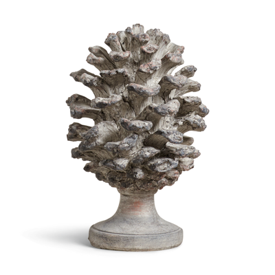 Oka Takayna Decorative Pine Cone, Small - Gray