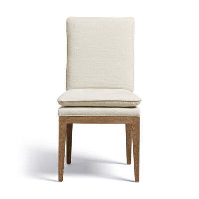 Oka Vasa Linen Dining Chair - Natural