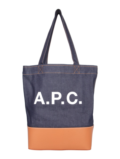 Apc Axelle Tote Bag In White