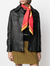 MOSCHINO SQUARE SCARF WITH LOGO PRINT