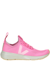 Rick Owens X Veja X Rick Owens V-knit Stretch Runner Sneakers In Pink
