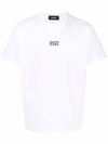 Dsquared2 T-shirt With Dsq2 Print In White