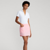 Polo Ralph Lauren Perforated Stretch Skort In Taylor Rose