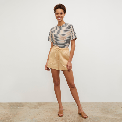 M.m.lafleur The Adina Short - Everyday Twill In Butter