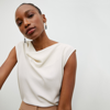 M.m.lafleur The Nora Top - Eco Soft Wave In Alabaster