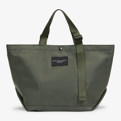 M.m.lafleur The Bags In Progress X M.m. Small Carry All Tote In Khaki Green