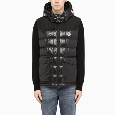 Moncler Black Born To Protect Quilted Waistcoat