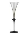 Versace Medusa Lumiere Haze Champagne Flute In Black