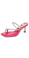 N°21 Crystal-embellished Strap Sandals In Fuchsia