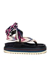 Isabel Marant Edeme Flats In Beige Cotton In Ecru