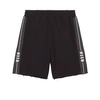 Msgm Black Bermuda Shorts With White Print In Black